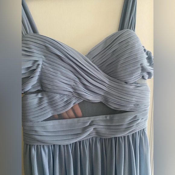 Bridesmaids Dress- Bridey Grey Elyse Dress Dusty Blue - Picture 5 of 5